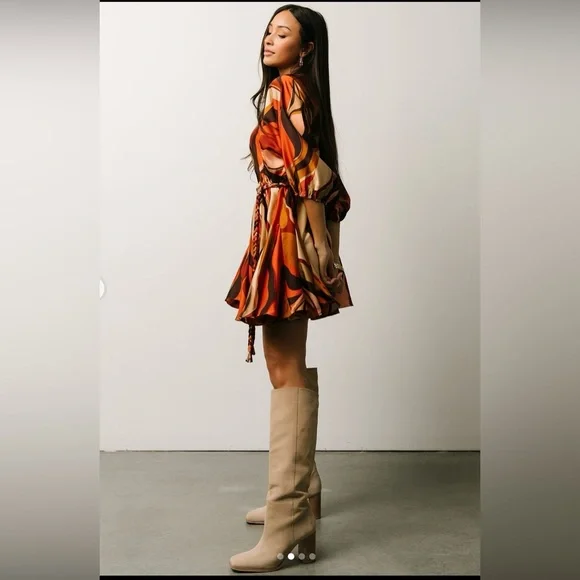 Baltic Born Multicolor Long Sleeve Dress - Picture 2 of 8